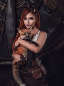 Se filtró el cosplay steampunk de Kalinka Fox en Patreon
