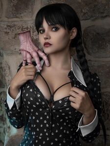 Kalinka Fox Nude Wednesday Addams Cosplay Patreon Set