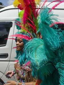 Rihanna Barbados Festival Scivolata di Pus** - Influencer Gonewild